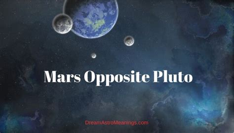 mars opposite pluto synastry